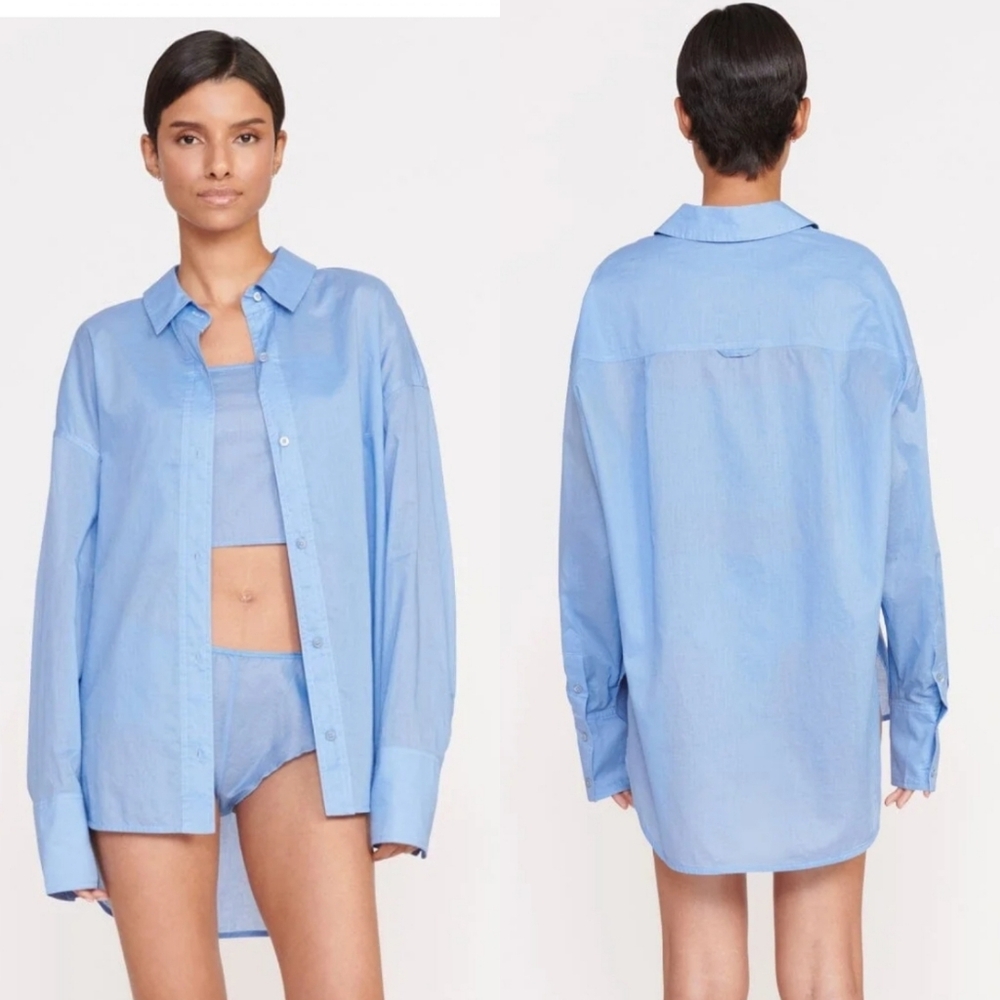 Staud | Chamomile Blue Shirt NWT